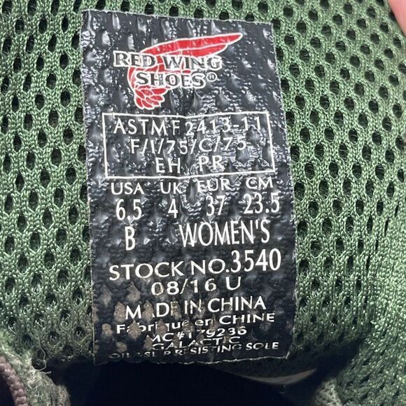 Red Wing Women's King Toe Safety Ankle Outdoor Boots Brown Waterproof US 6.5 - Picture 9 of 9